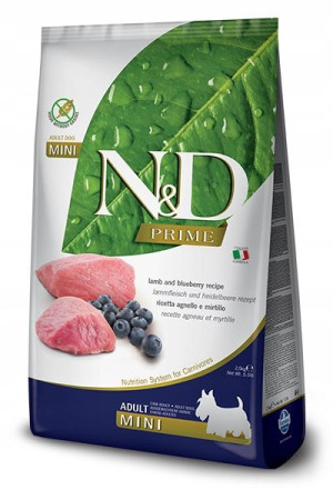FARMINA Prime Lamb & Blueberry Adult Mini 7kg