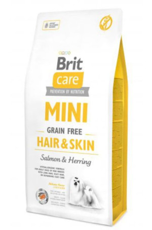 Brit Care Mini Grain Free Hair Skin Salmon 7 kg