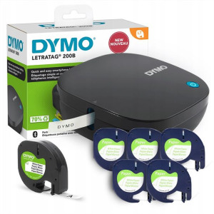 Przenośna drukarka DYMO LT-200B LetraTag 5x TAŚMA