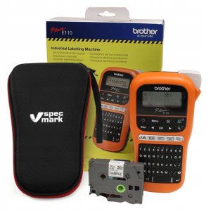 Drukarka etykiet Brother PT-E110 TZe-231 w walizce