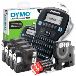 Drukarka DYMO LabelManager LM160 5 x taśma 45013