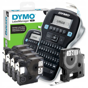 Drukarka DYMO LabelManager LM160 + 5x taśmy 45013