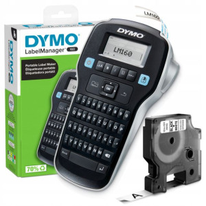 Drukarka DYMO LM160 + taśma D1 45013