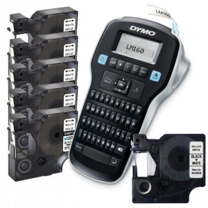 Drukarka DYMO LM160 + 45013 + 5x taśma 40913