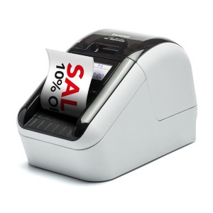 Drukarka Brother QL-820NWB dwa kolory