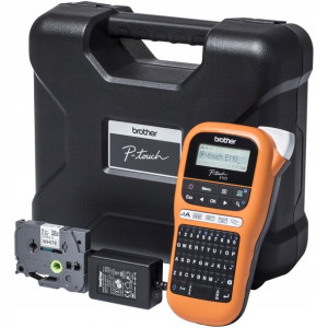Drukarka etykiet Brother PT-E110VP + TZe-FX221
