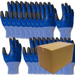 Rękawice Proof Airy Nylon Niebieskie Powlekane Poliuretanem Roz.8 - 300 Par