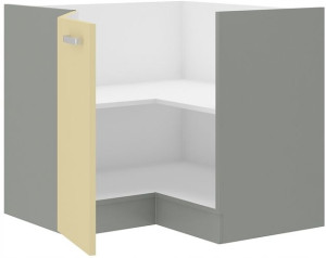 Szafka Dolna Klara 89x89 Dn 1f Kremowy Połysk