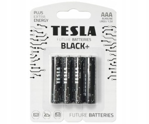 Bateria alkaliczna LR03 TESLA BLACK+ B4 1,5V