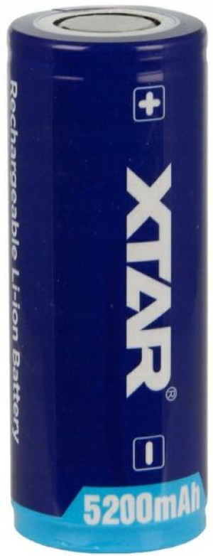 XTAR 26650-520PCM 5200mAh Li-ION Protected 3,7V 7A