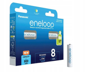 Akumulator PANASONIC ENELOOP AAA 800 mAh 8 szt