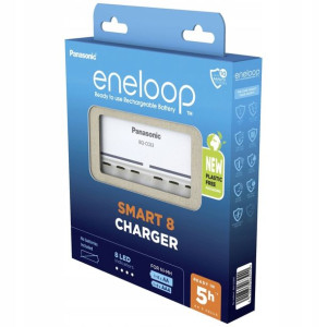Ładowarka Panasonic ENELOOP BQ-CC63 na 8 aku.