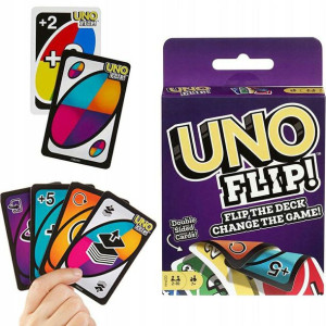 Uno Flip Karty Gry Karciana Niesamowita