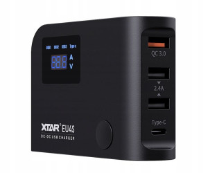 Ładowarka USB XTAR EU4S QC3 Type-C DC-DC USB