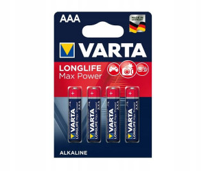 Bateria alk. LR03 VARTA MAX Power B4 1,5V Alkaline
