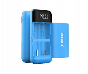 Ładowarka XTAR PB2S BLUE 18650/21700 Li-ION QC3.0