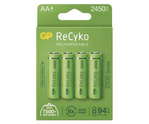 GP Recyko+ New R6/AA 2500 Series EB4 1,2V Ni-MH