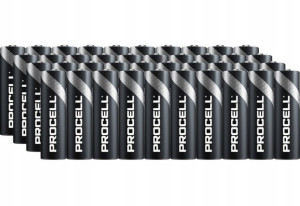 40x Bateria LR6 AA DURACELL PROCELL CONS 1,5V Alka