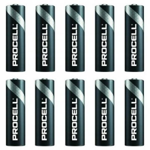 10x Bateria LR6 AA DURACELL PROCELL CONS 1,5V Alka