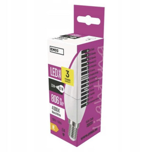 Żarówka LED EMOS Classic candle 7,3W E14 nw ZQ3231