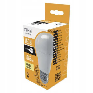Żarówka LED EMOS A60 12W E27 ciepła biała ZL4013