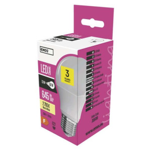 Żarówka LED EMOS Classic A60 7,3W E27 ww ZQ5130