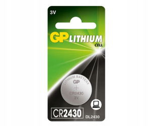 Bateria litowa GP CR2430 3V LiMnO2 3000mAh guzik