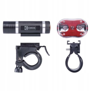 Lampa rowerowa EMOS zestaw przód tył P3920 LED