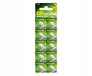 10x Bateria alkaliczna GP AG8 LR55 1,5V zegarkowa