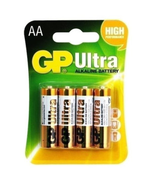 4x Bateria alkaliczna GP ULTRA R6 AA paluch 1,5V