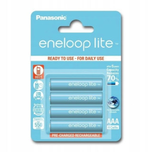 4x Akumulator Panasonic ENELOOP R3 AAA 550mAh LITE