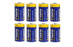 8x Bateria alkaliczna VARTA INDUSTRIAL R20 D 1,5V