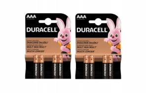 8x Bateria alkaliczna DURACELL C&B R3 AAA 1,5V