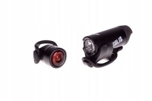 Zestaw lamp rowerowych MACTRONIC SOLIS ABS0011 LED