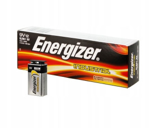 12x Bateria alkaliczna ENERGIZER INDUSTRIAL 9V 6F2