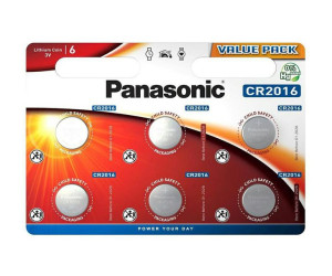 6x Bateria litowa Panasonic ProPower CR2016 3V