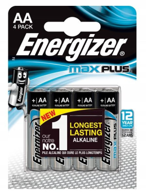 4x Bateria alkaliczna ENERGIZER MAX PLUS R6 AA 1,5
