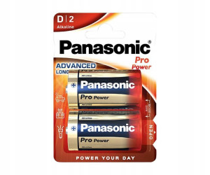 2x Bateria alkaliczna PANASONIC ProPower R20 D 1,5