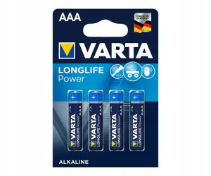 4x Bateria alkaliczna VARTA LONGLIFE Power R3 AAA