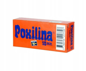 Klej POXILINA 10ml kit dwuskładnikowy metal pcv