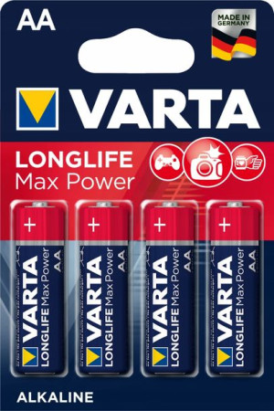 4x Bateria alkaliczna VARTA LONGLIFE R6 AA 1,5V