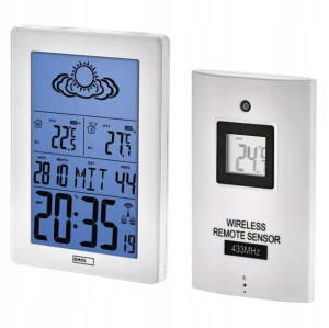 Stacja pogodowa EMOS METEO E5063 433MHz budzik LED