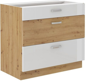 Szafka Dolna Artis 80 D 3s Smartbox Biały/artisan