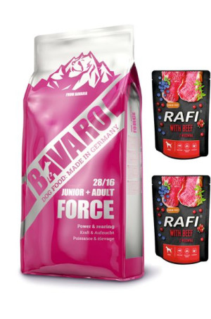 JOSERA Bavaro Force Junior Adult 18 kg + 2x GRATIS