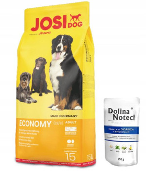 Josera 15 kg JosiDog Economy + Gratis