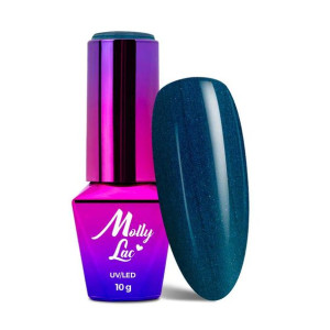 Lakier hybrydowy MollyLac Elite Women Glamour reflections 10 g Nr 44