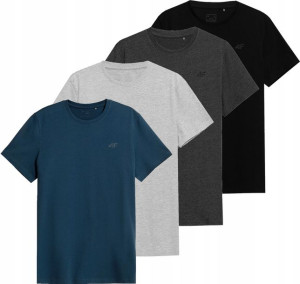 T-shirt Męski Koszulka 4f Zestaw 4 Szt Tshm536 L