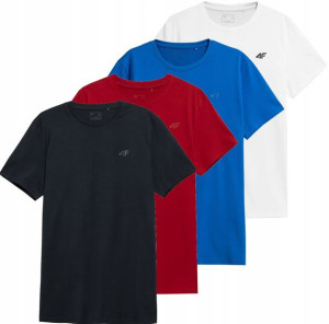 T-shirt Męski Koszulka 4f Zestaw 4 Szt Tshm536 Xl