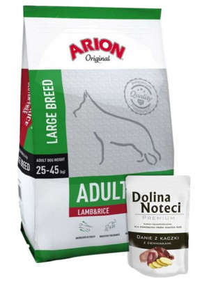 ARION Original Adult Large Lamb Rice 12kg + GRATIS