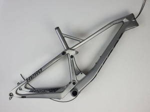Rama MTB 29" Hero Carbon XL platinum, boost 148x12mm (nowa, po przekładce z